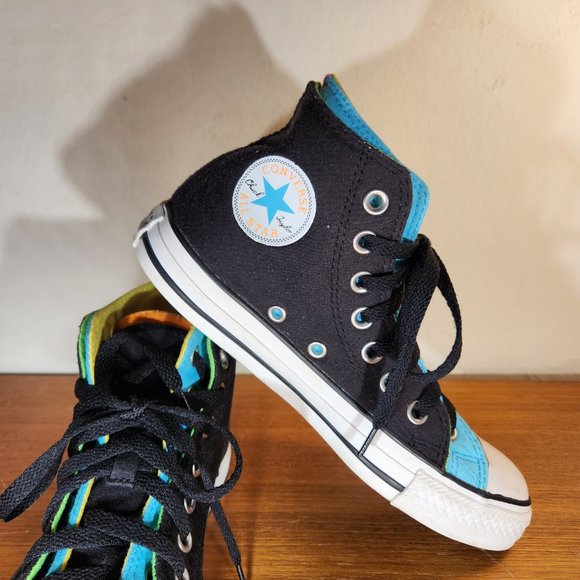 CONVERSE ALL STAR Chuck Taylor Hi-top Double Upper Multicolor Men (4)/Women (6) - Picture 6 of 16